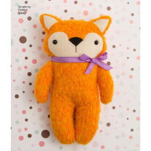 Simplicity Stuffed Animal Sewing Patterns for Children One Size Only