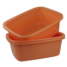 QSKELY 3-PACK 18 liter stor plastvaskbassinskål pan