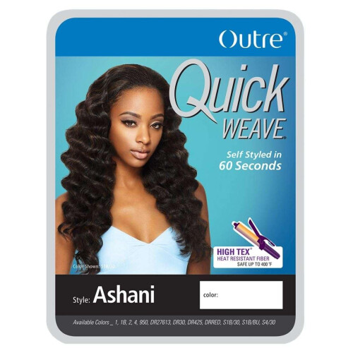 OUTRE Synthetik Haar Halbe Perücke Quick Weave Ashani (1) 2