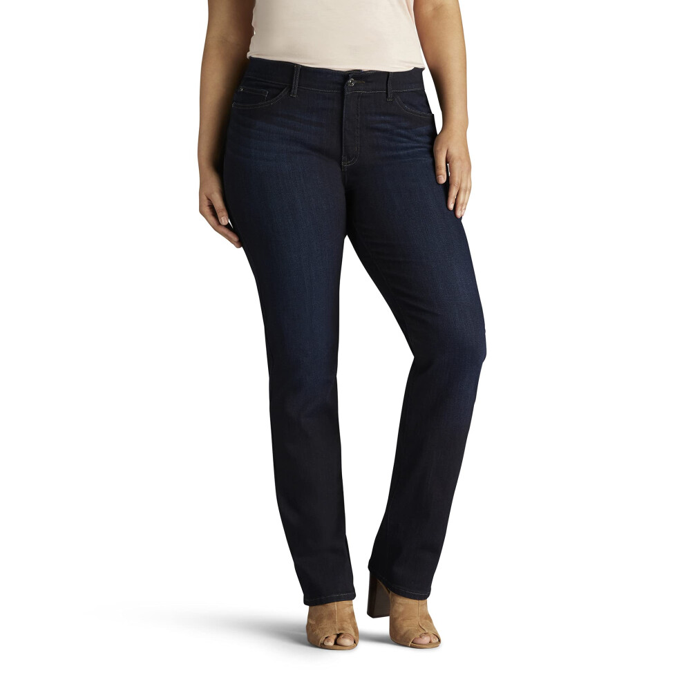 Jean coupe droite Lee Flex Motion pour femme, taille Niagara 26