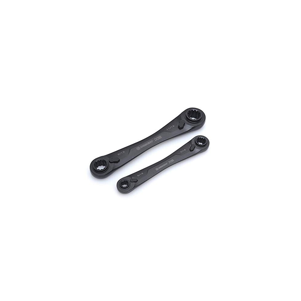 RATcHETINg Wrench Set 2Pc 4IN1 SAE DB