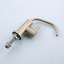 (Champagne Gold, One size) Stainless Steel Kitchen Direct Drinking Water Filter Tap Reverse Osmosis Water Filter Sink Faucet Single Handle Water Purifier