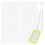 200stk Amersumer 6inch Clear Plastic Bagage Tag Worm Loop Strel til taske -tags. 1