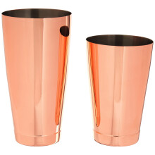 Set cutie de cocktail Barfly Shaker (18 oz ?i 28 oz) cupru
