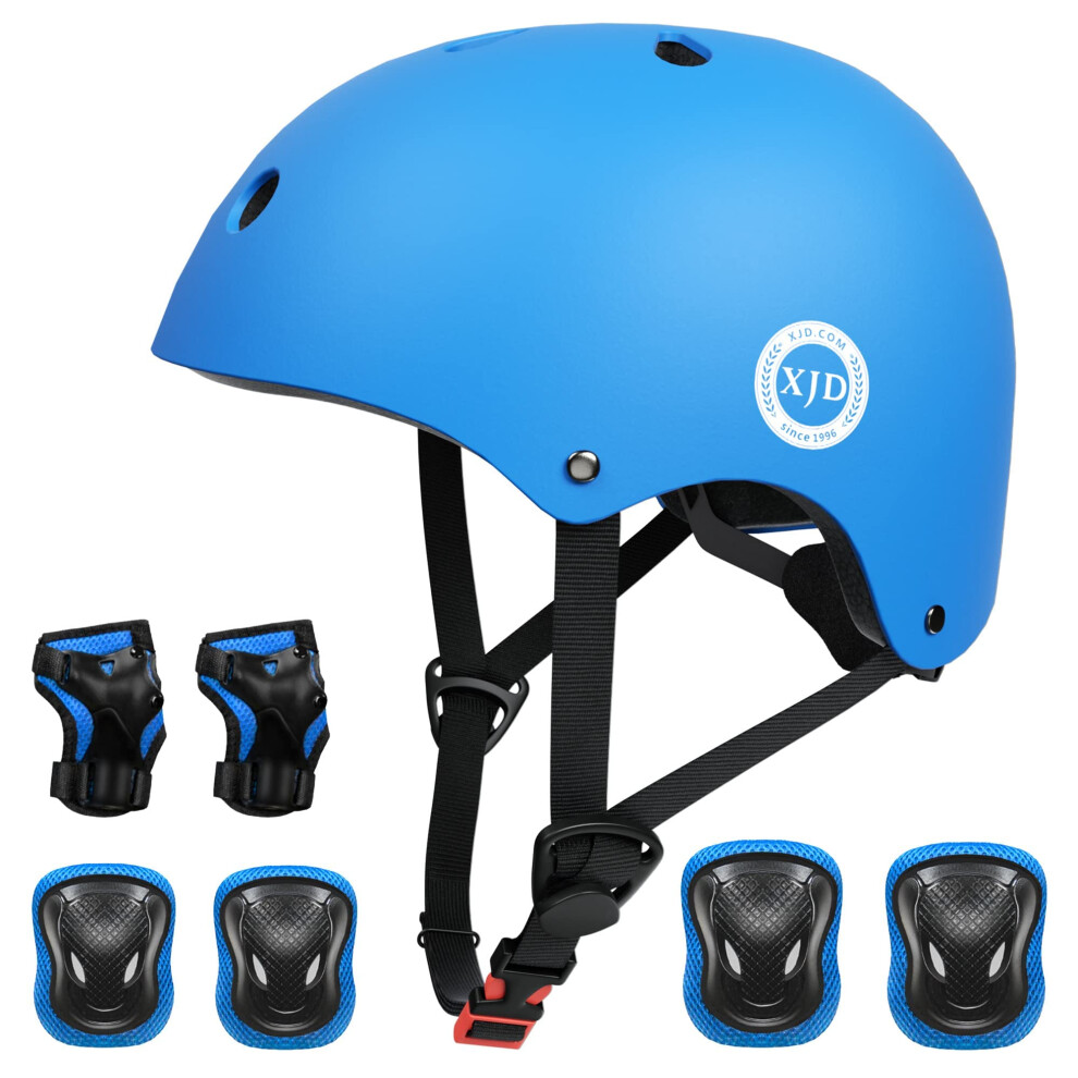 Casque de v   lo XJD pour enfants, ensemble d'   quipement de protection multisports pour 3-5-8-14 ans