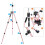 GEX 63"""" Robuster Mannequin-Stativst  nder f  r Per  cken 2