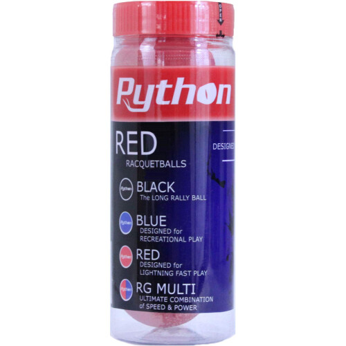 Python 3 Ball Can Red Racquetballs (Lightning Fast!) (1)