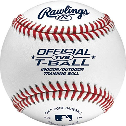 Rawlings | Επίσημες Μπάλες T-Ball | TVB | Νεανικές/6u | Κουβάς | 12 Τεμάχια 1