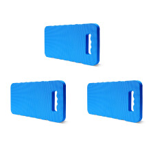 Gardzen 3-Pack Garden Kneeling Cushions - for Gardening, Baby Bath, Yoga, Pilates, Exercise, 16""x8""x1"", Blue