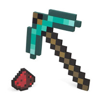 Minecraft Diamond Pickaxe and Redstone Dust Adventure Kit