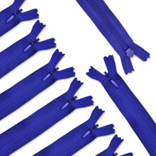 Renashed 45 kpl 21,5 tuuman nailonista näkymätöntä vetoketjua räätälöityyn ompelukoneeseen Crafter's Special (Deep Blue)