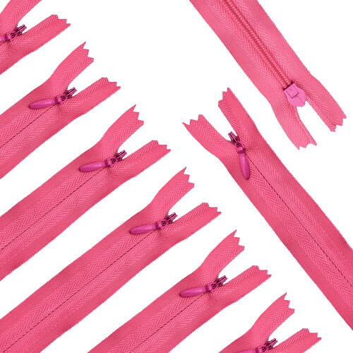 Renashed 45pcs 21.5 Inch Νάιλον Αόρατοι Φερμόρ για Ράψιμο και Χειροτεχνία (Ροζ Κόκκινο)