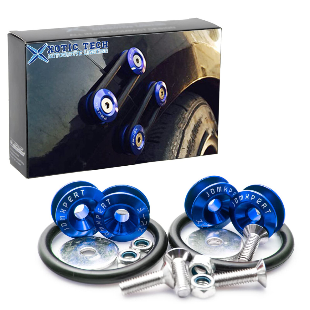Xotic Tech Jdm Quick Release Fasteners Compatible With Car Bumpers Tru 4794154974886