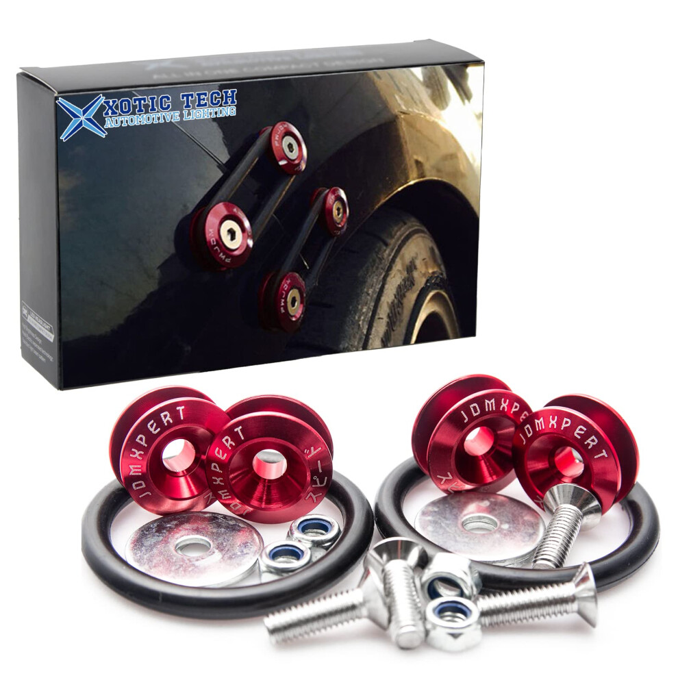 Xotic Tech Jdm Quick Release Fasteners Compatible With Car Bumpers Tru 4794154974916