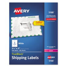 Avery Verzendadreslabels Laserprinters 460 Labels 3-1/2 x 5