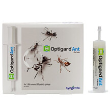 Gel Ant Bait Optigard, 4 Tubes de 30-Grams, 1 Piston et 2 Embouts, Appât Ant Efficace