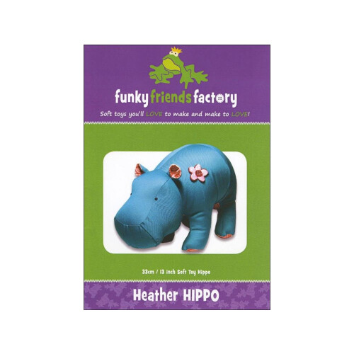 Funky Friends Factory Heather Hippo Sewing Pattern