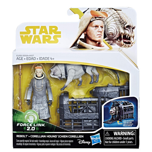 Star Wars Star Wars Rebolt e Corellian Hound - Action Figure Force Link 2.0