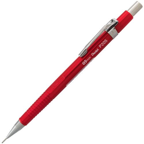 Pentel Sharp Mechanical Drafting Pencil  0.5 Mm  Assorted Metallic Barrels  3/pack 1