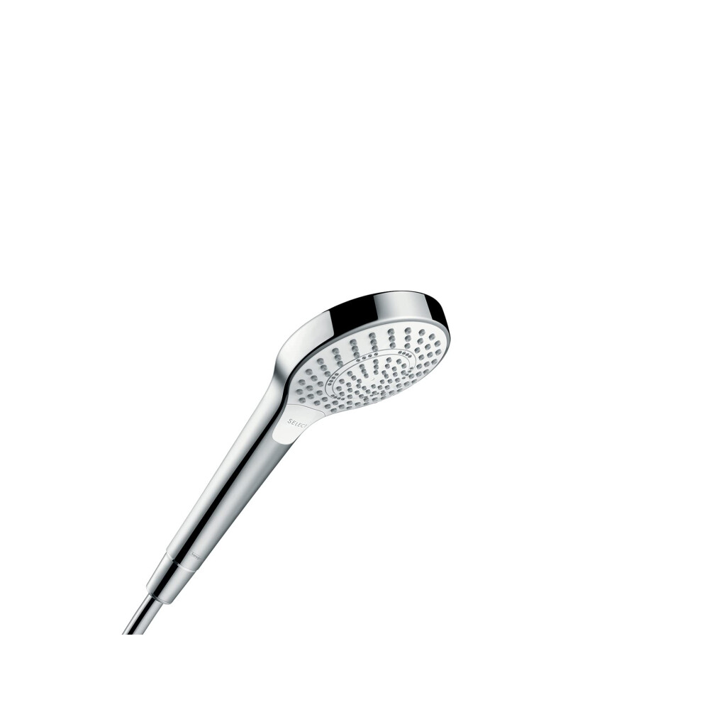 hansgrohe Croma Select S Low Flow 4-inch Handheld Shower Head Modern 3 SoftRain  IntenseRain  Pulsating Massage 04724400