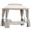 Outsunny Outsunny 3 Seater Swing Chair Hammock Gazebo Patio Bench Outdoor Beige 57