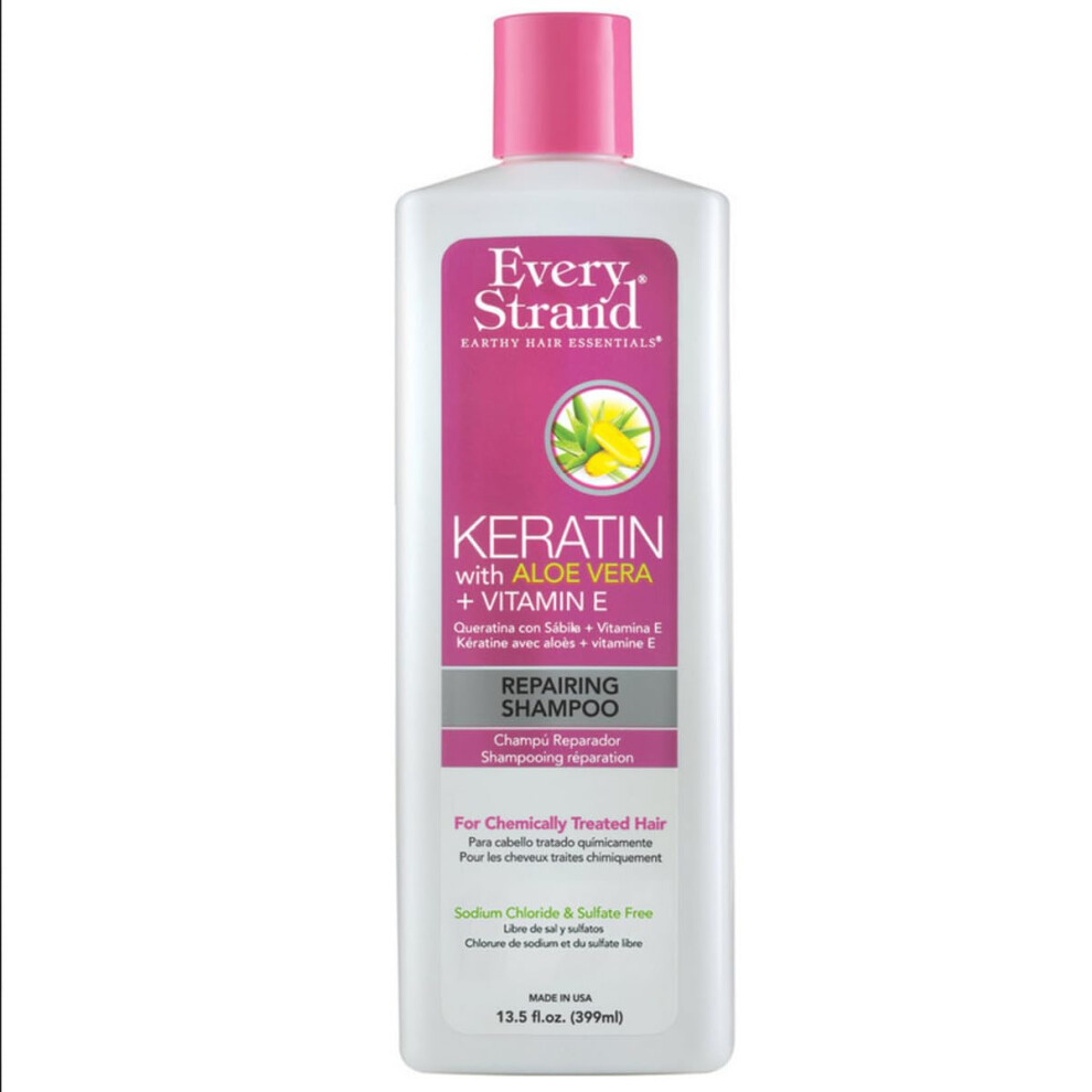 Every Strand Keratin Repairing Shampoo 13.5 Fl Oz 13.5 Oz