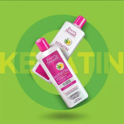Every Strand Keratin Herstel Shampoo, 13,5 Fl Oz, 13,5 Oz 2