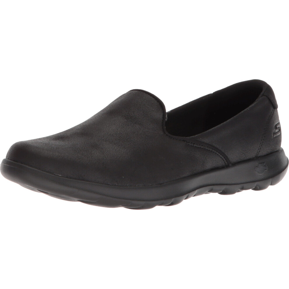 Skechers womens Go Walk Lite - Queenly Loafer Black 6 US