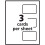 Avery 5361 laser laser/jato de tinta Cart   es 2-1/4 polegadas x3-1/2 polegadas 30/BX Branco 4