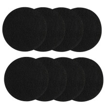 KUUQA 8 Pieces Compost Bin Filters for Kitchen Compost Pail Replacement Charcoal Filters  7.25 inches round