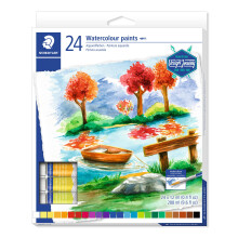 STAEDTLER 8880 C24 Karat Aquarellfarben-Tube, mehrfarbig (24 St ck)