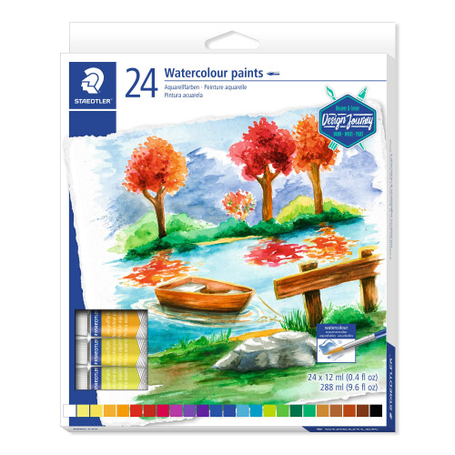 Staedtler STAEDTLER - Conjunto de 24 Aguarelas Pigmentadas