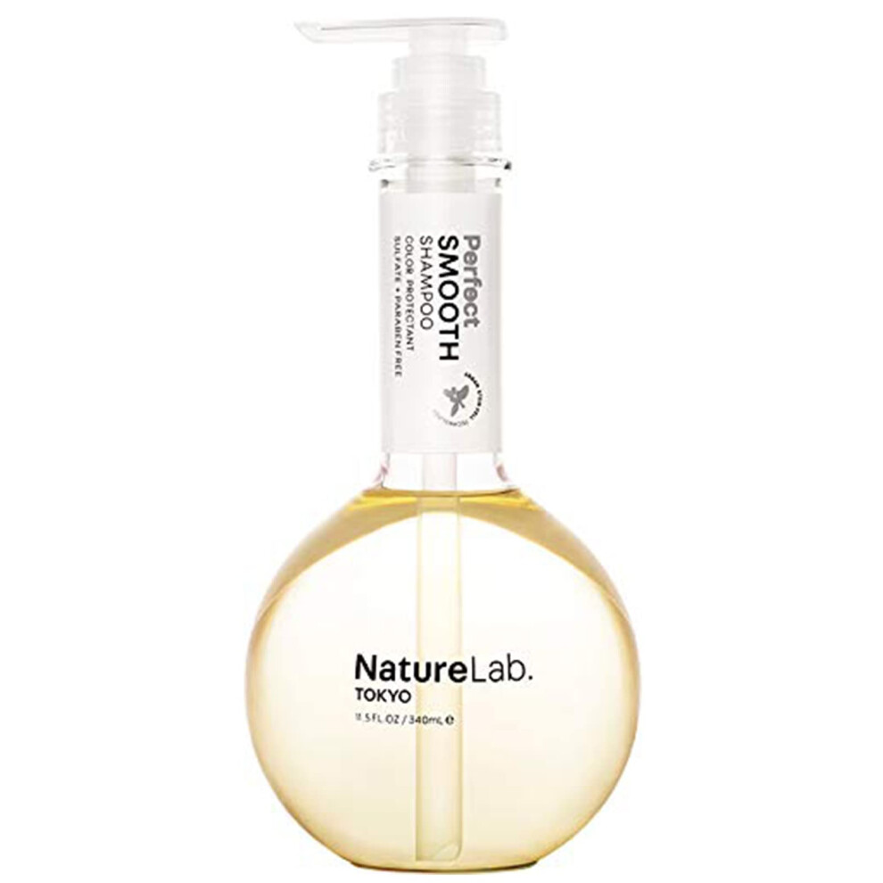 Naturelab. Tokio Naturelab Tokyo Perfect Smooth Shampoo Weightless Frizz Control For Smoother Healthier Hair And Scalp I 115 Fl Oz 340Ml