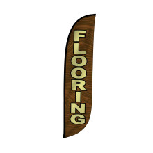 Lookourway Feather Flag - 12ft h?jt reklameflag banner til forretnings- og begivenhedsfremme - kun flag - gulvbel?gning (10m1200290)