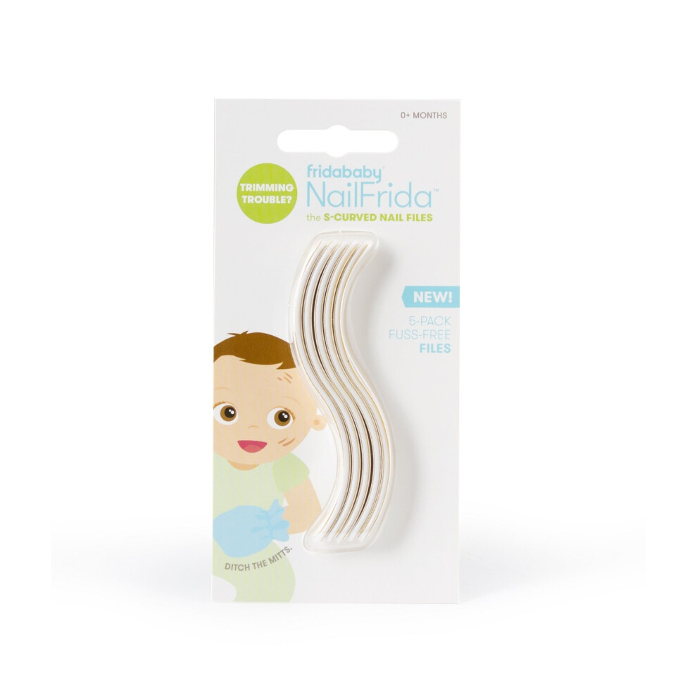 Frida Baby NailFrida The S-Curved Nail Files (5 Pack) White