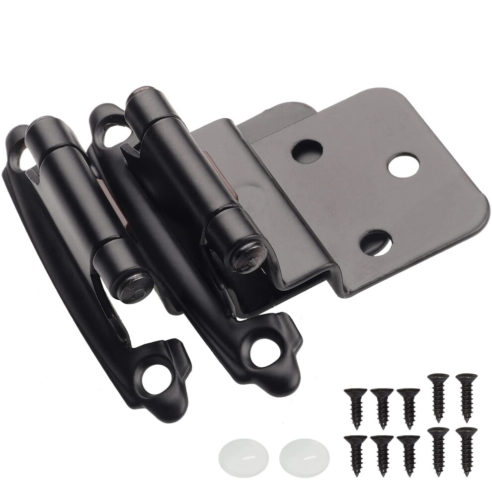 Charni   res pour armoire encastr   e DecoBasics 38 noires (25 paires - 50 pi   ces) D   calage automatique