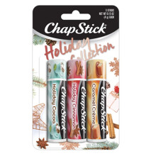 Chapstick Holiday Collection 2017, 3er-Pack, Holiday Cinnamon Caramel Creme & Holiday Cocoa, je 0,15 Unzen