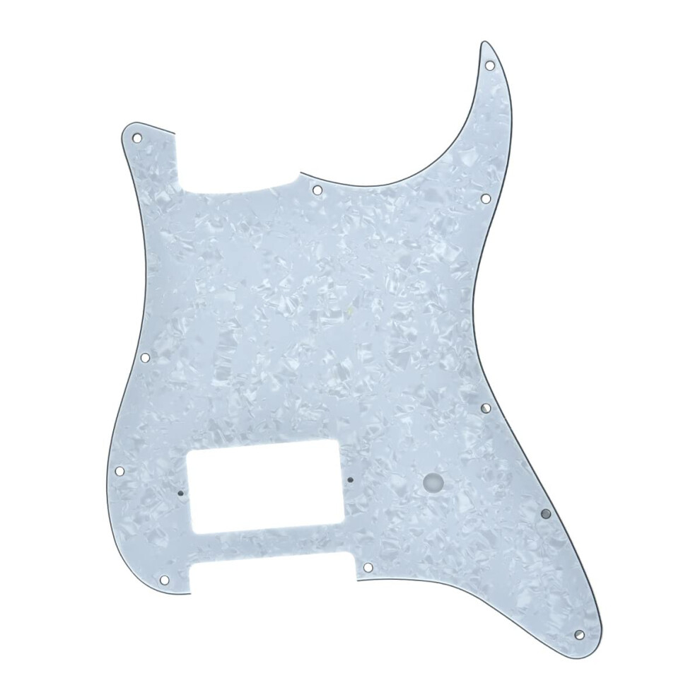 Kaish 11-Gats St/Strat Style One Humbucker Gitaar Slagplaat Slagplaat Voor Delonge Stratocaster/Strat White Pearl-image
