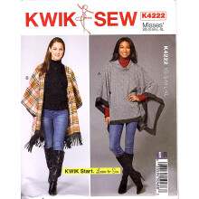 KWIK-SEW PATRONEN Kwik K4222 Mist Knoop Detail Naai Patroon Maat