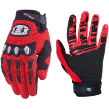 Seibertron Unisex MX ATV MTB Rennhandschuhe  Vollfinger-Touchscreen-Handschuh fr Fahrrad, Radfahren, Mountainbiken, Motorrad und Motocross, Rot, XL