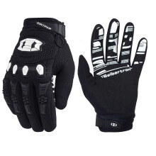 Seibertron Unisex BMX MX ATV MTB Rennhandschuhe  Touch Recognition Vollfinger-Handschuh fr Straenrennen und Motorradsport, Schwarz, M