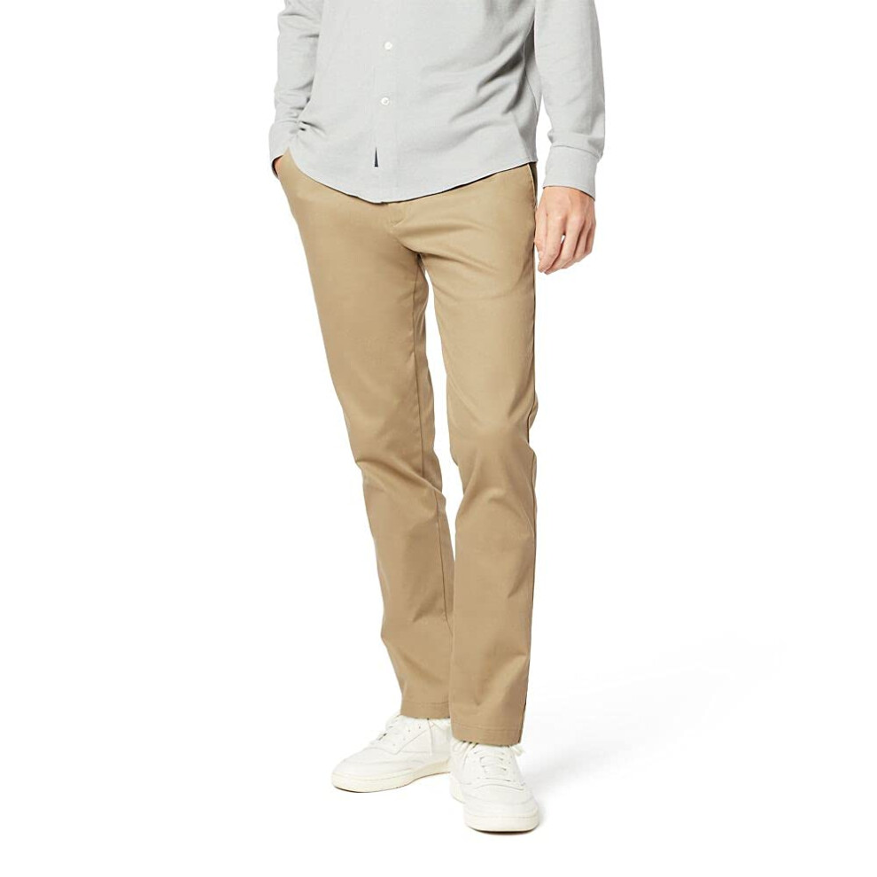 Pantalon extensible en coton stretch Slim Fit Signature Khaki Lux pour homme Dockers