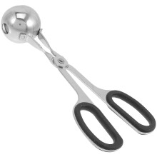 (As show, One size) Stainless Steel Meatball Clip Fish Ball Maker Rice Ball Clip Kitchen Cooking Tool