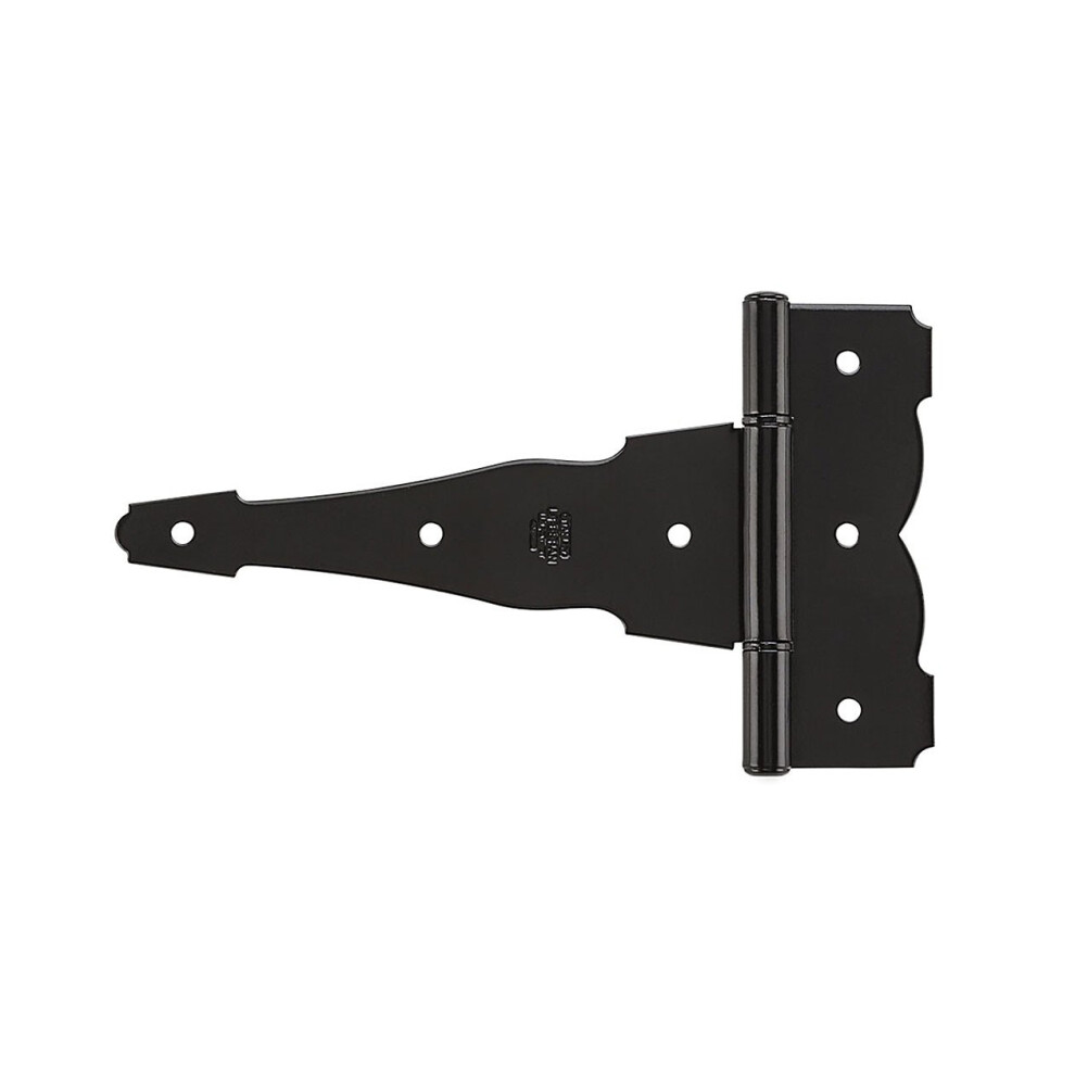 National Hardware N109-037 SPB841 - Cerniera Ornamentale A T, 20,3 Cm, Colore: Nero-image