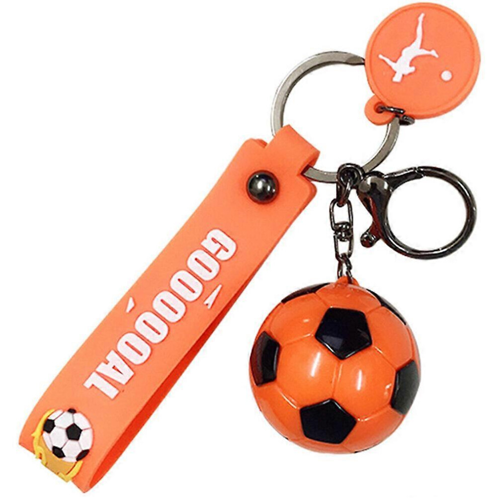 Kricely (As Show, One Size) Football Keychain Sports Soccer Keychain Pendant Keychain Decorative Keychain For Bag
