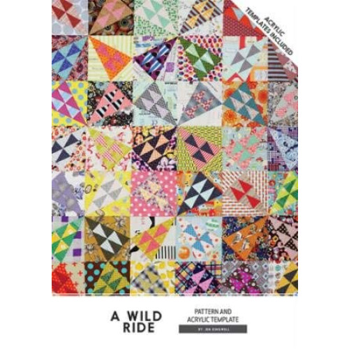 Un modello di trapunta Wild Ride con modelli inclusi