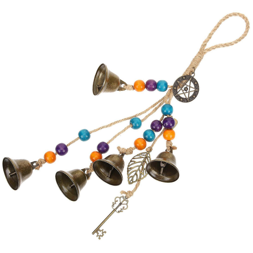 Kricely (As Show, One Size) Witch Bell For Home Bohemia Style Witch Bell Wind Chime Hanging Wind Chime Ornament