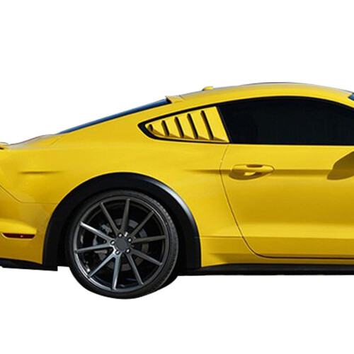 Window Louver Compat   vel com 2015-2022 Ford Mustang Factory Style 2