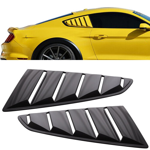 Window Louver Compat   vel com 2015-2022 Ford Mustang Factory Style 1