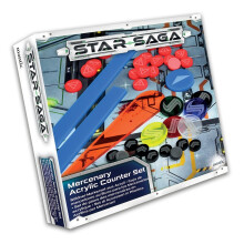Set di contatori in acrilico Star Saga Player di Mantic Games